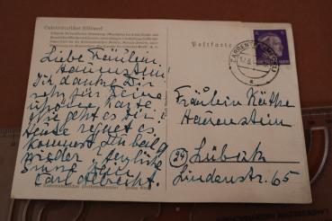 Preview: Propaganda-Postkarte -  Sudetendeutscher Freikorpskämpfer